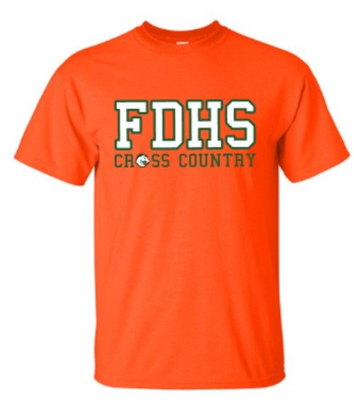 Youth or Adult FDHS Cross Country Gildan Short Sleeve Tee (FDXC)