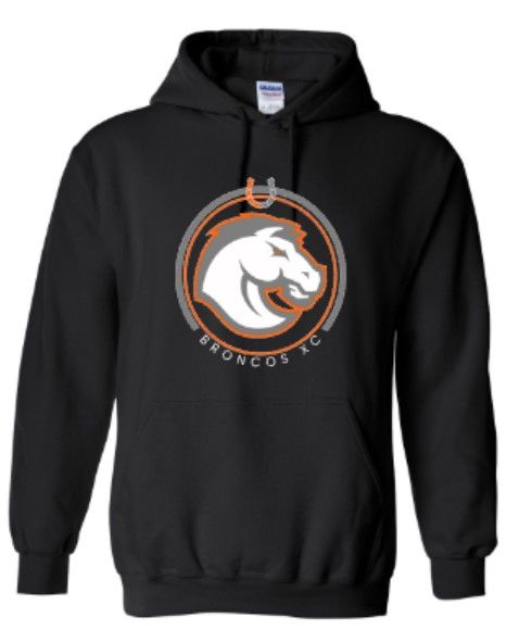 Youth or Adult Broncos XC Logo Gildan Sweatshirt (FDXC)