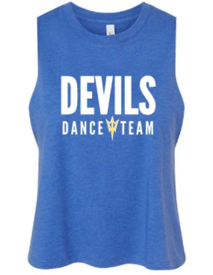 Devils Dance Team Racerback Crop Tank