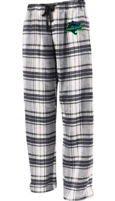 Youth or Adult Full Color Wahoo Flannel Pants (WWR)