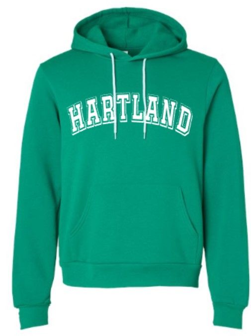 Adult Hartland Bella + Canvas Sponge Fleece Hooded Sweatshirt (HSDT)