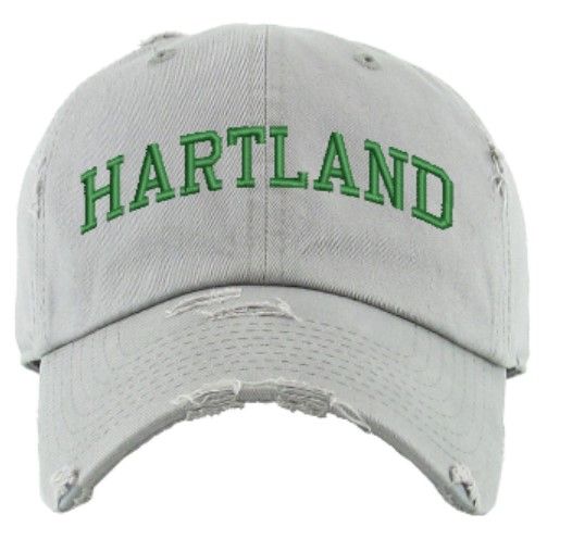 Hartland Distressed or Non-Distressed Ball Cap (HSDT)
