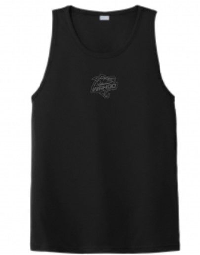 Mens Dark Gray Small Wahoo Sport-Tek® PosiCharge® Competitor™ Black Tank (WWR)