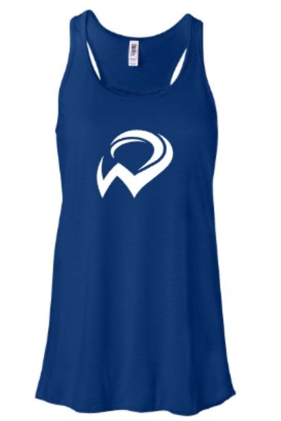 Ladies W Bella + Canvas Flowy Racerback Tank (WWR)