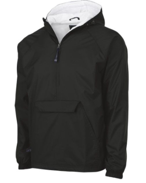 Charles River 1/2 Zip Lined Rain Pullover with Embroidered Jinx Logo (JFP)