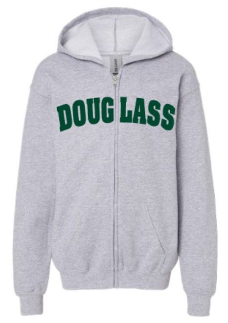 Youth Douglass Full-Zip Gildan Hooded Sweatshirt (FDHSC)