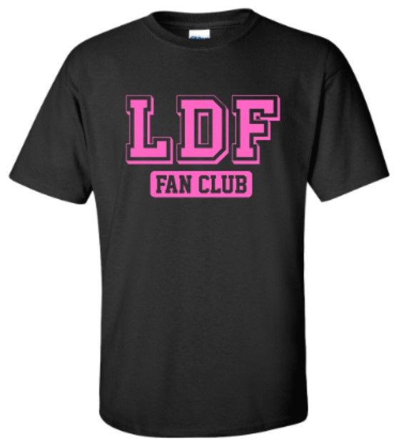LDF Fan Club Black Short Sleeve Tee (LDF)