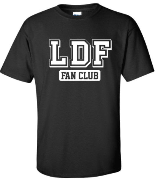 LDF Fan Club Black Short Sleeve Tee (LDF)