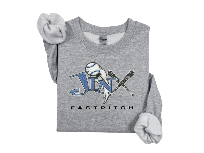 Adult Jinx Logo Chenille Patch Gildan Sweatshirt (JFP)