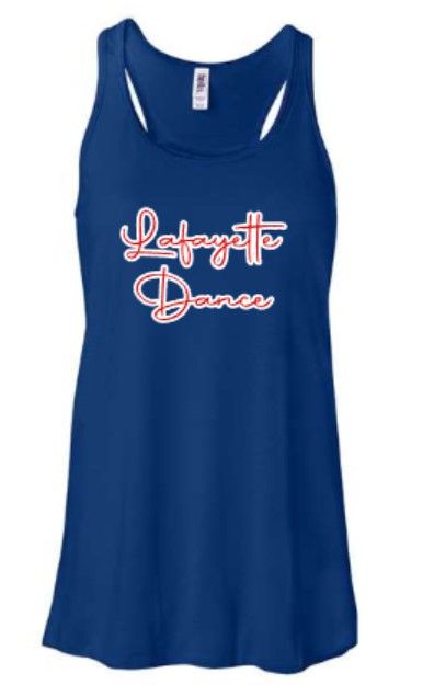 Ladies Lafayette Dance Bella + Canvas Flowy Tank (LDT)