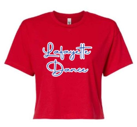 Ladies Lafayette Dance Crop Short Sleeve Tee (LDT)