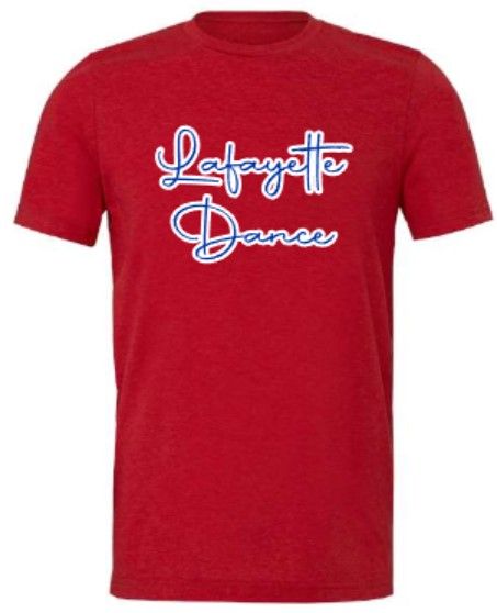 Youth or Adult Lafayette Dance Bella + Canvas Triblend Short Sleeve Tee (LDT)