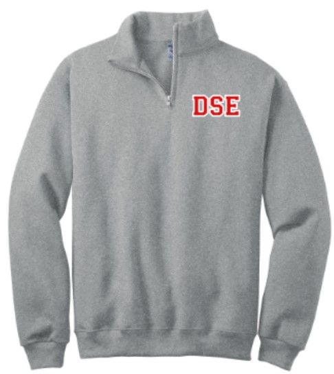 Adult DSE JERZEES NuBlend 1/4 Zip Sweatshirt (DSE)