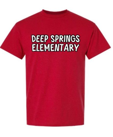 Youth or Adult Deep Springs Elementary Gildan DryBlend® Short Sleeve Tee (DSE)