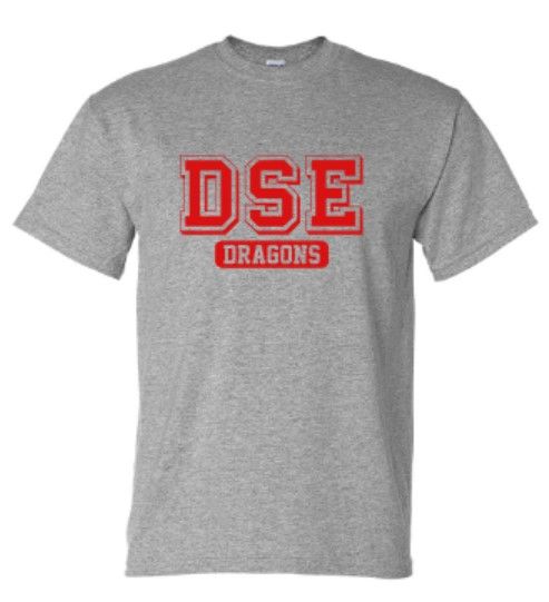 Youth or Adult DSE Dragons Gildan DryBlend® Short Sleeve Tee (DSE)