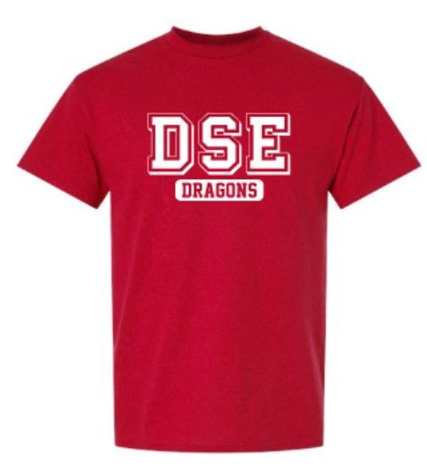 Youth or Adult DSE Dragons Gildan DryBlend® Short Sleeve Tee (DSE)