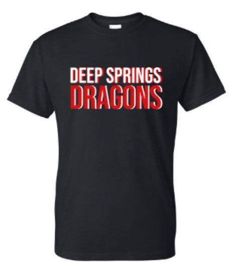 Youth or Adult Deep Springs Dragons Gildan DryBlend® Short Sleeve Tee (DSE)