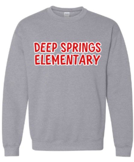 Youth or Adult Deep Springs Elementary Gildan Sweatshirt (DSE)