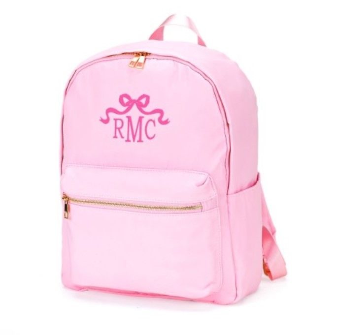 Personalized Bow Charlie Backpack