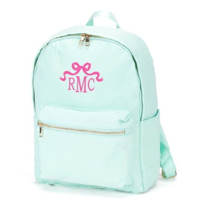 Personalized Bow Charlie Backpack