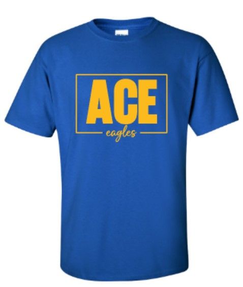 Youth OR Adult ACE Eagles Gildan Short OR Long Sleeve Tee (ACE)
