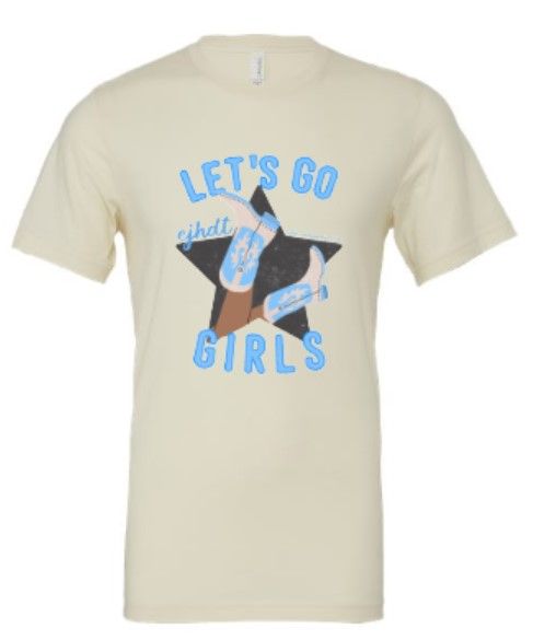 Youth or Adult Let&#39;s Go Girls Bella + Canvas Short Sleeve Jersey Tee (HDT)