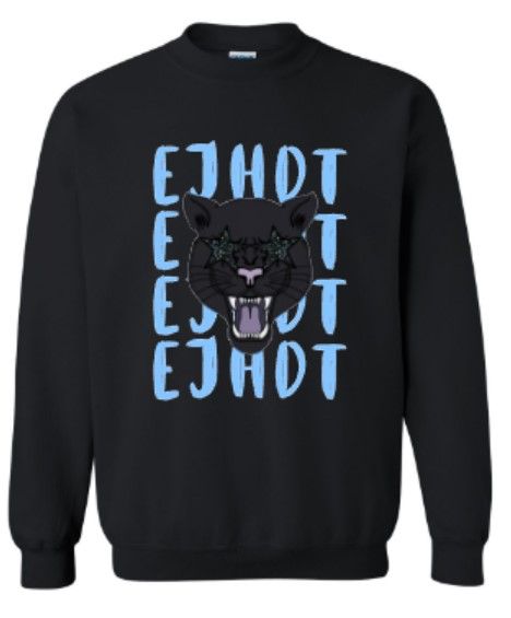 Youth or Adult UDA Nationals 2026 Black Crewneck Sweatshirt (HDT)