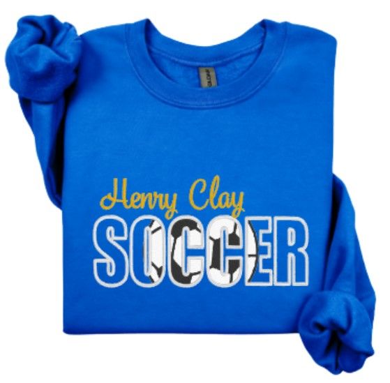 Adult Embroidered Henry Clay Soccer Sweatshirt (HCGS)