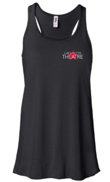 Ladies Lafayette Theatre Embroidered Bella + Canvas Flowy Racerback Tank (LT)