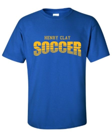 Adult Henry Clay Soccer Short OR Long Sleeve Gildan Tee (HCGS)