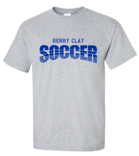 Adult Henry Clay Soccer Short OR Long Sleeve Gildan Tee (HCGS)