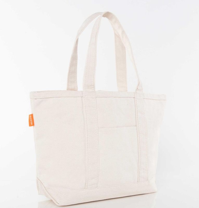 Large Classic Tote Bag with Embroidered Logo (LSC)