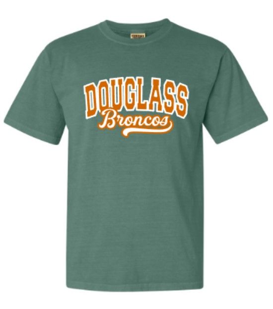 Adult DOUGLASS Broncos Comfort Colors Garment-Dyed Heavyweight Tee