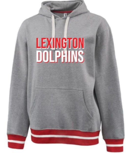 Adult Lexington Dolphins Two Tone Stadium Hoodie (LEXD)