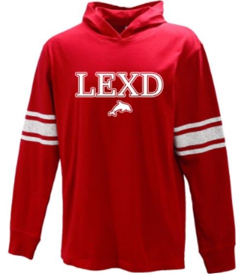 Adult LEXD with Dolphin Archive Cotton Jersey Hood (LEXD)