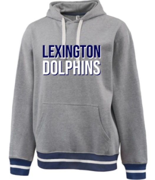Adult Lexington Dolphins Two Tone Stadium Hoodie (LEXD)