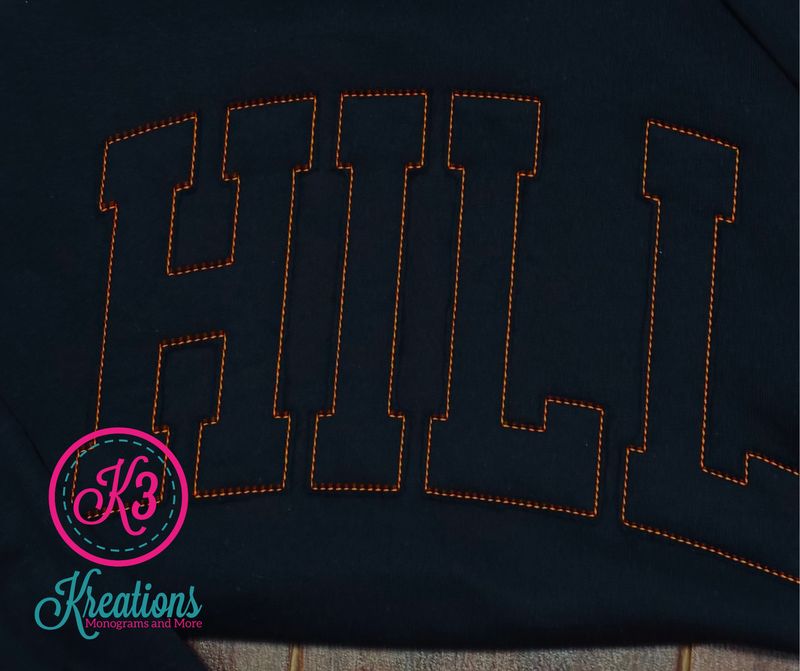 Adult The Hill Outline Gildan Black Sweatshirt