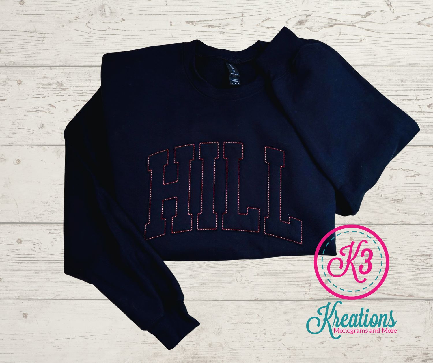 Adult The Hill Outline Gildan Black Sweatshirt