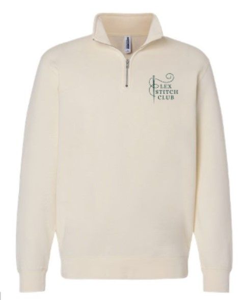 Adult Midweight Quarter-Zip Pullover with Embroidered Logo (LSC)