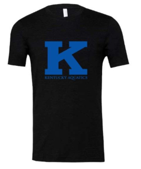 Adult K Kentucky Aquatics Logo Bella + Canvas Triblend Short Sleeve Tee (KA)