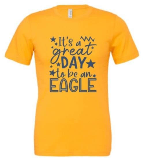 Youth or Adult It&#39;s a Great Day to be an Eagle Bella + Canvas Jersey Short Sleeve T-Shirt (SPPS)