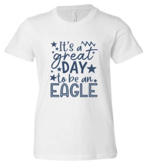 Youth or Adult It's a Great Day to be an Eagle Bella + Canvas Jersey Short Sleeve T-Shirt (SPPS)
