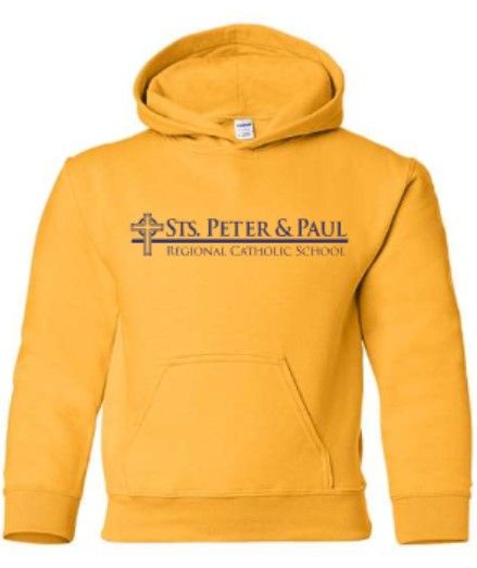 Youth Sts. Peter &amp; Paul Embroidered Logo Gildan Heavy Blend Hooded Sweatshirt (SPPS)