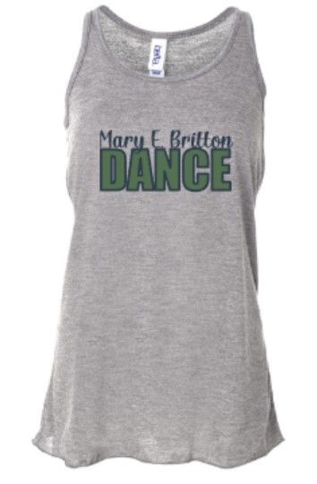 Youth or Ladies Mary E. Britton Dance Flowy Racerback Tank (MEBDT)