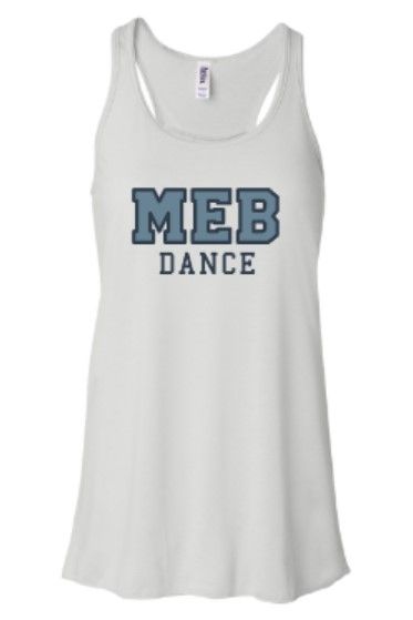 Youth or Ladies MEB Dance Flowy Racerback Tank (MEBDT)