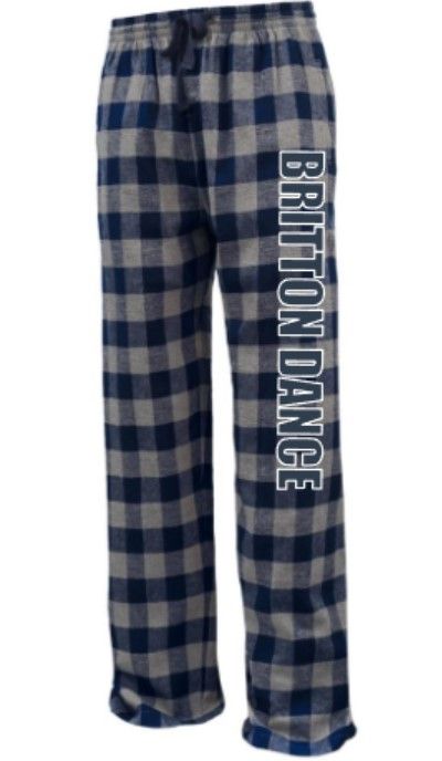 Youth or Adult Britton Dance Flannel Pants (MEBDT)
