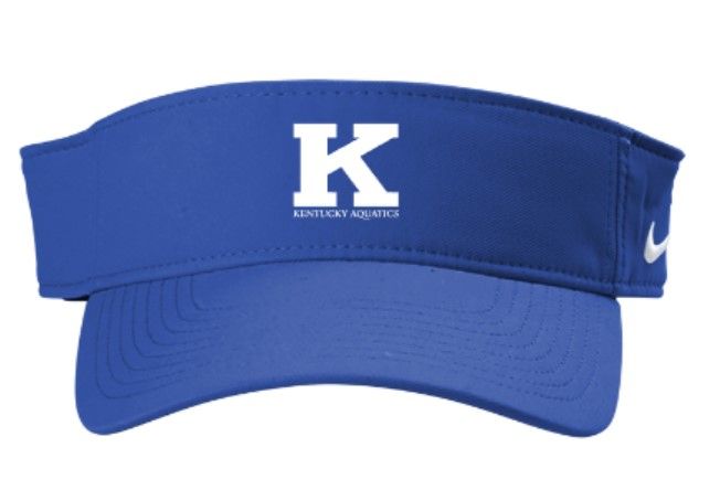 K Kentucky Aquatics Nike Royal Dri-Fit Visor (KA)