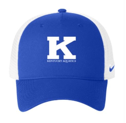 K Kentucky Aquatics Logo Nike Snapback Mesh Trucker Cap (KA)