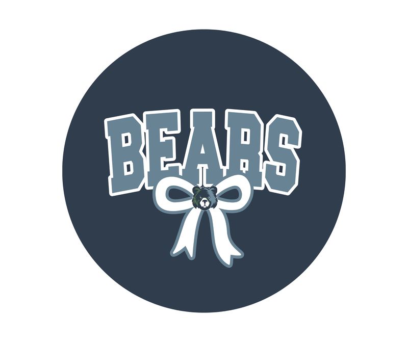 Bears Bow Button (MEBC)