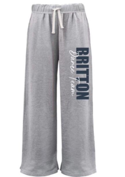 Ladies Britton Dance Team Wide Leg Sweatpants (MEBDT)